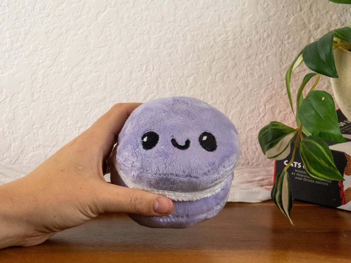 Cookie Sandwich Plushie - COOKIE-LAVENDER