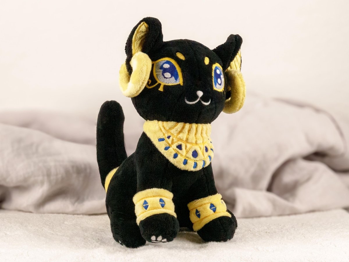 Egyptian Cat (Bastet) Plushie - EGYPTCAT-BLUE