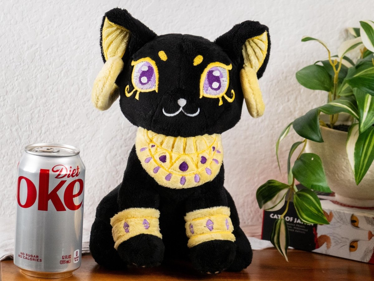 Egyptian Cat (Bastet) Plushie - EGYPTCAT-PURPLE