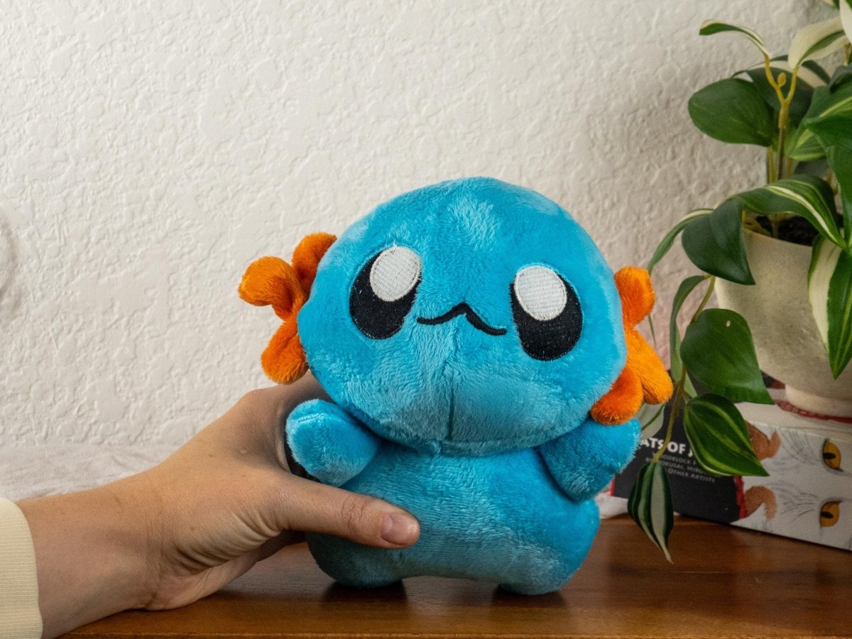 Axolotl Plushie - AXOLOTL-AQUAMARINE-PUMPKIN