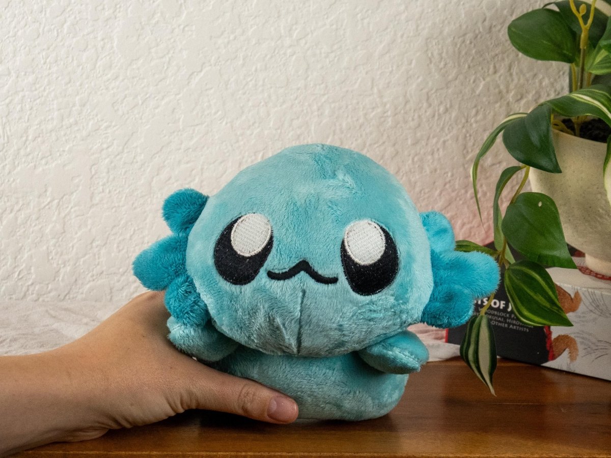 Axolotl Plushie - AXOLOTL-AQUAUMARINE-BELIZE