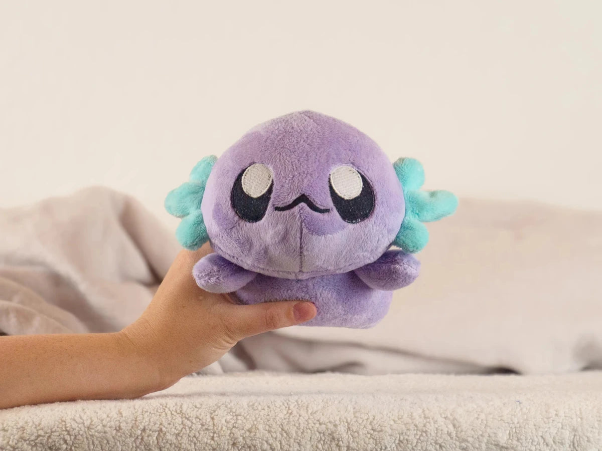 Axolotl Plushie - AXOLOTL-LAVENDER-SALTWATER