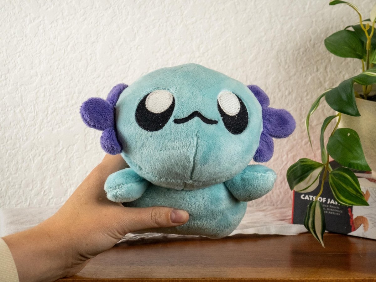Axolotl Plushie - AXOLOTL-SALTWATER-JEWEL