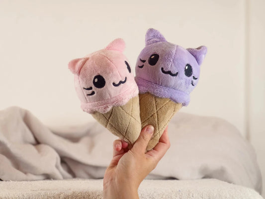 Cat Cone Plushie - CATCONE-BLUSH