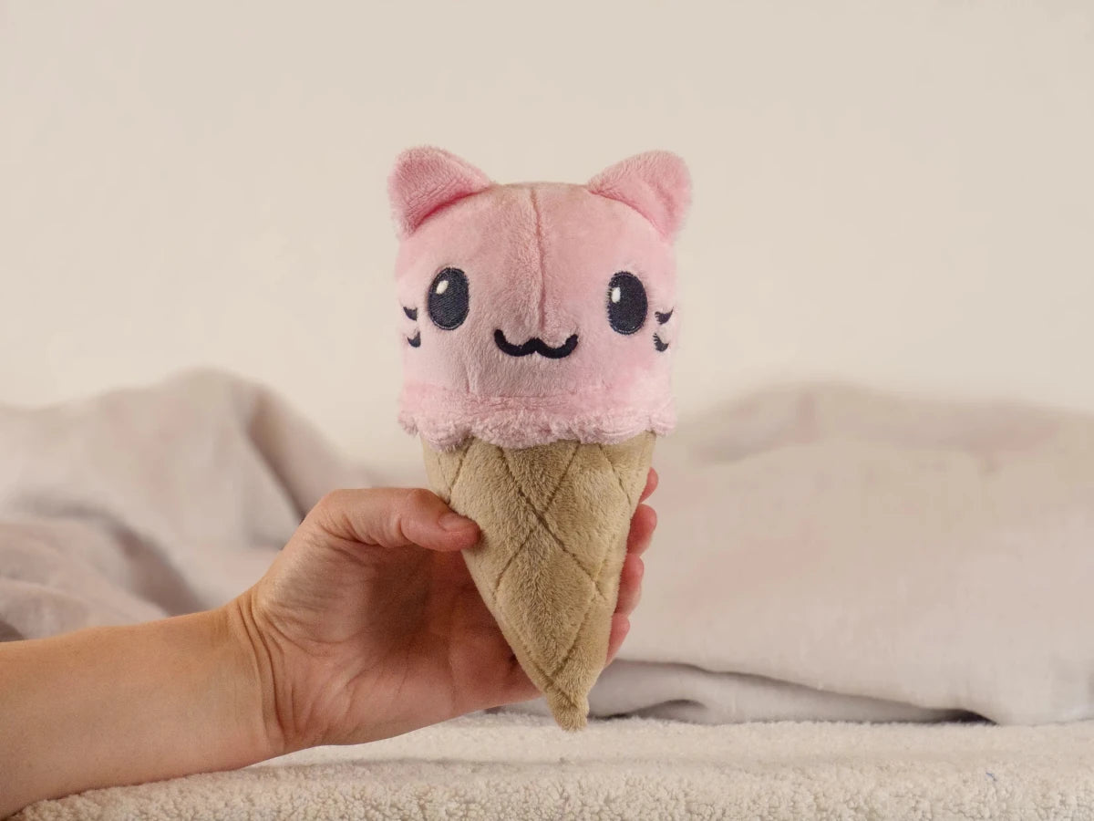 Cat Cone Plushie - CATCONE-BLUSH