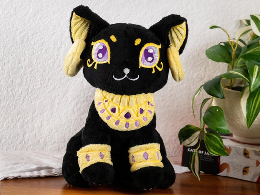 Egyptian Cat (Bastet) Plushie - EGYPTCAT-PURPLE