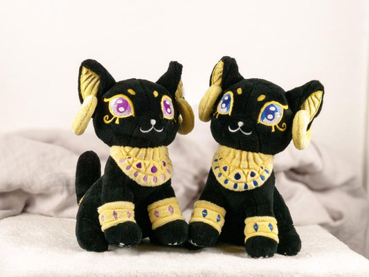 Egyptian Cat (Bastet) Plushie - EGYPTCAT-PURPLE