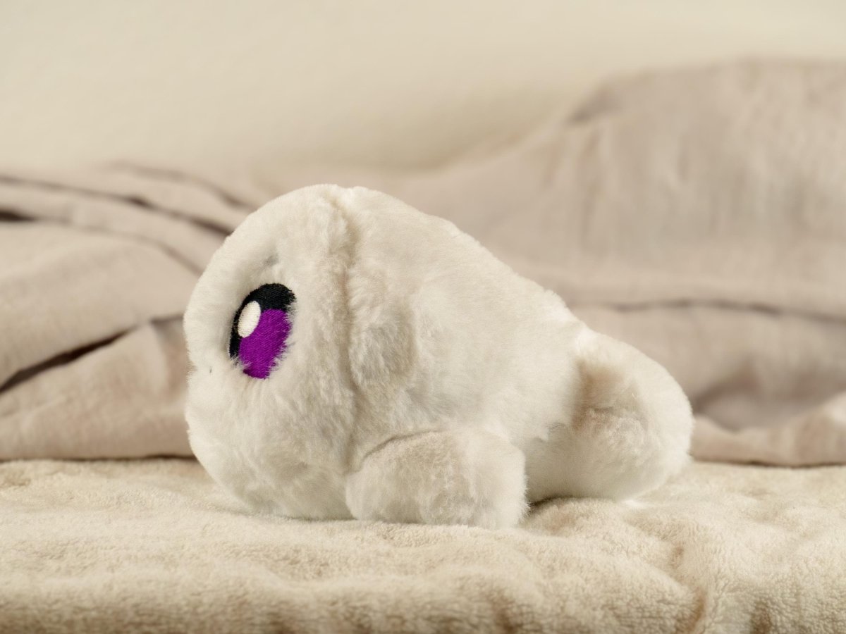 Extra Fluffy Seal Plushie - SEAL-FLUFFY-PURPLE