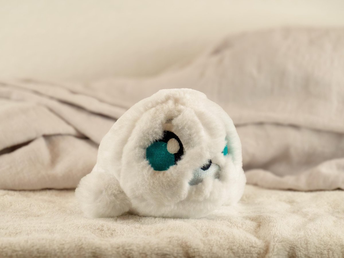 Extra Fluffy Seal Plushie - SEAL-FLUFFY-TEAL