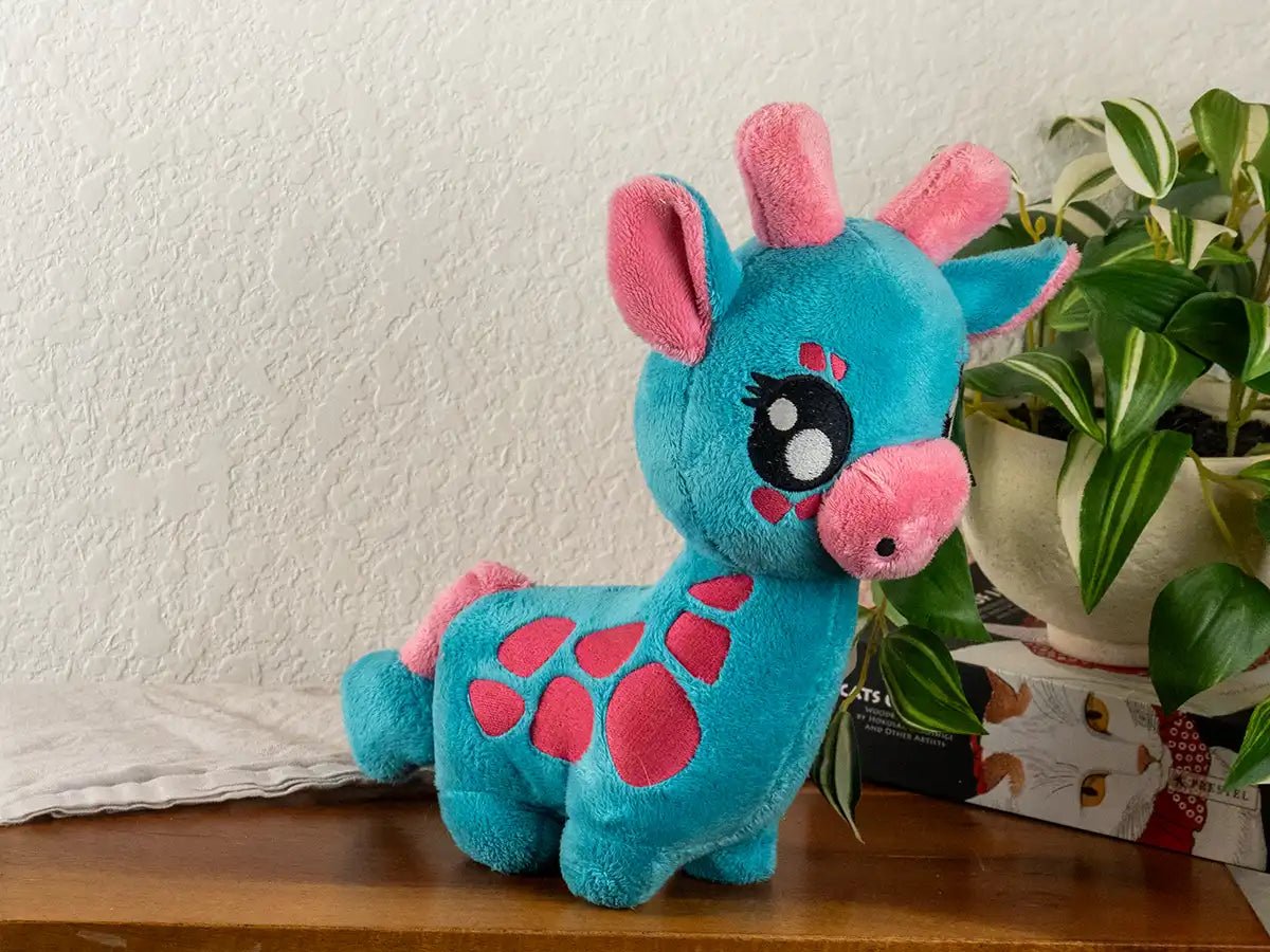 Giraffe Plushie - GIRAFFE-BELIZE-PINK