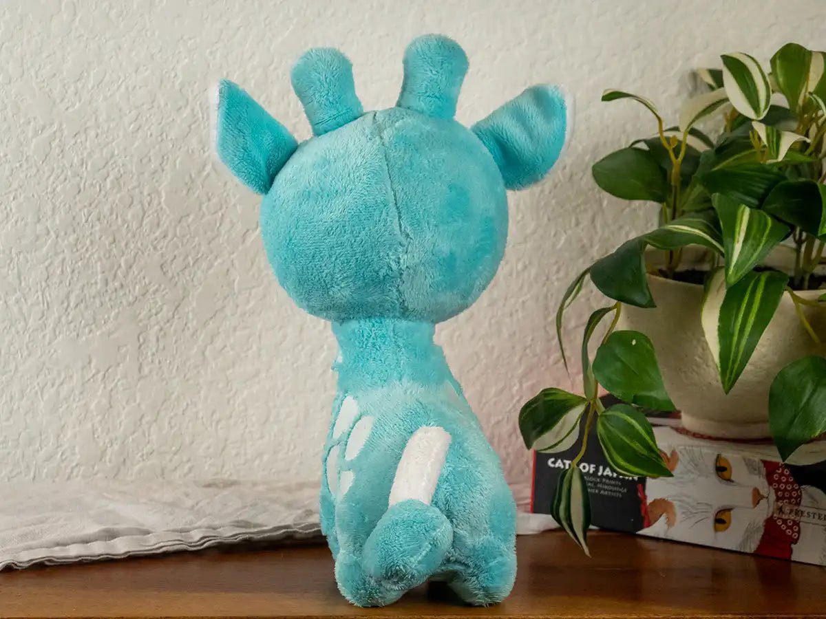 Giraffe Plushie - GIRAFFE-BLUSH-WHITE