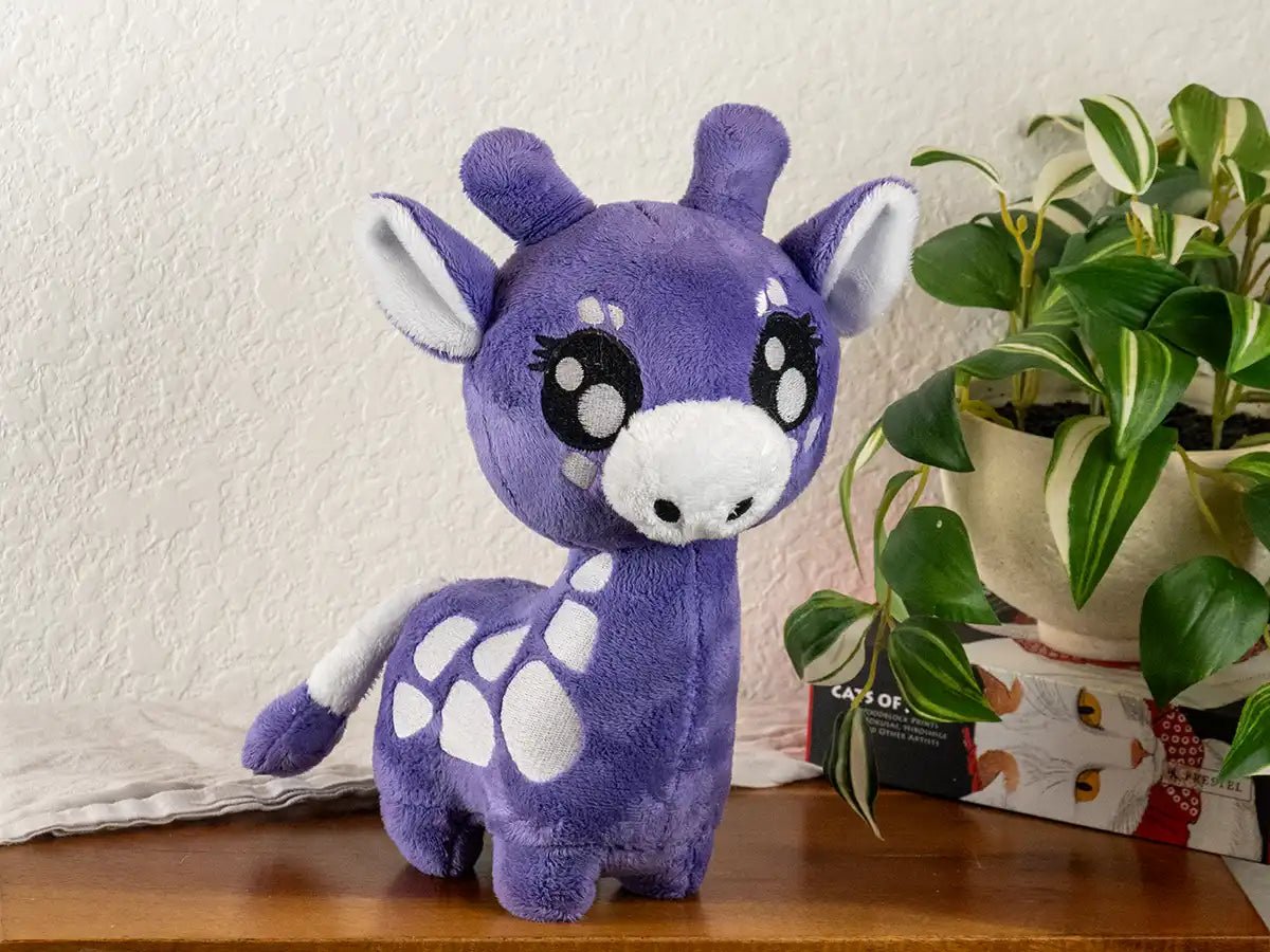 Giraffe Plushie - GIRAFFE-JEWEL-WHITE