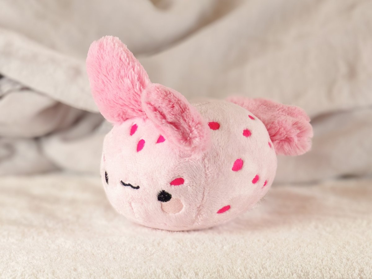 Sea Bunny Slug Plushie - SEABUNNY-BLUSH-PINK